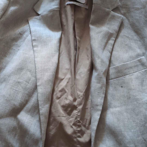 Linen Cream Blazer - Picture 3 of 3